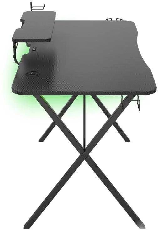 Žaidimų stalas Genesis Holm 300 RGB, Juodos spalvos