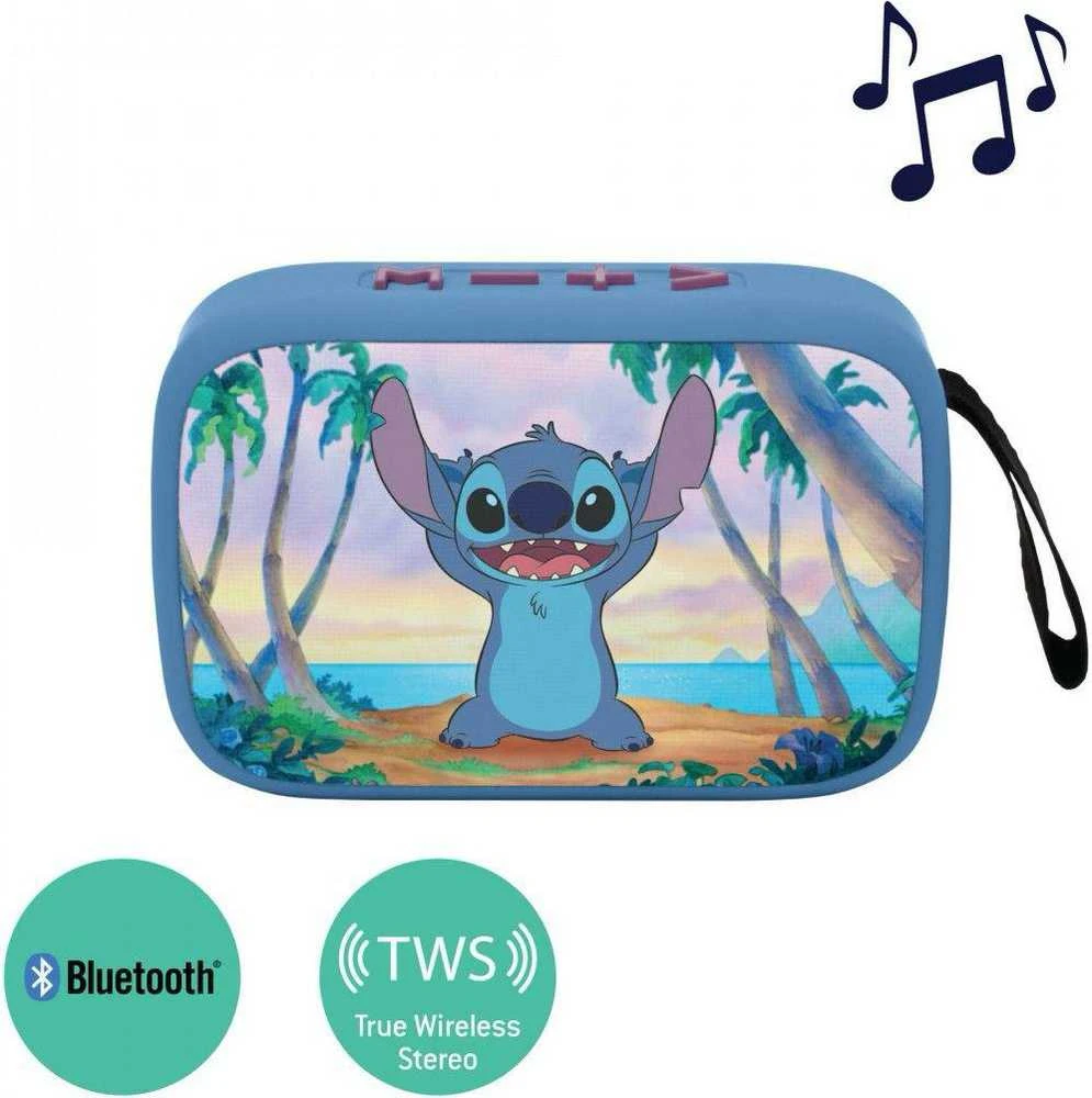 Lexibook,Disney „Lexibook – Stitch“ nešiojamasis „Bluetooth®“ garsiakalbis (BT018D)