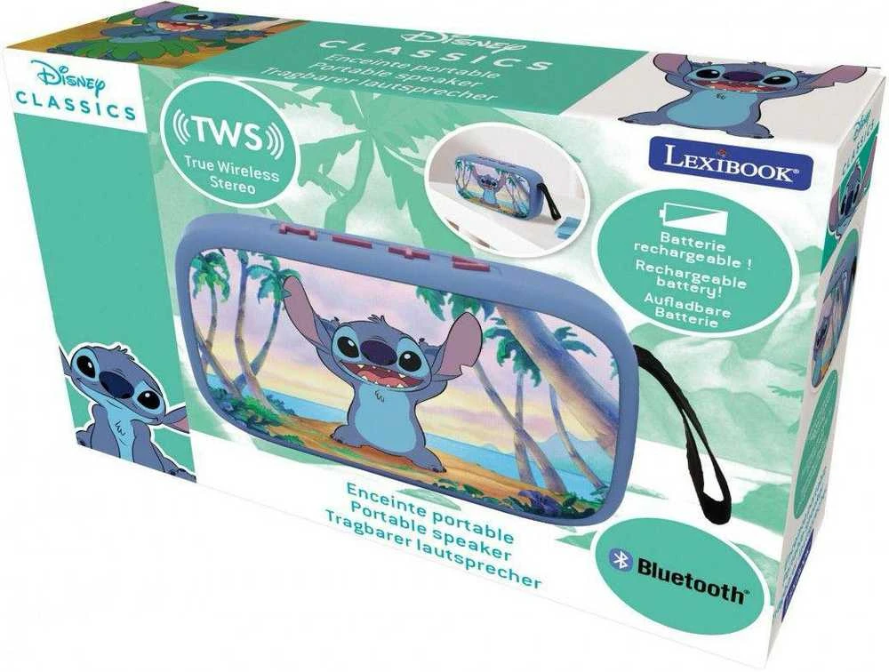 Lexibook,Disney „Lexibook – Stitch“ nešiojamasis „Bluetooth®“ garsiakalbis (BT018D)