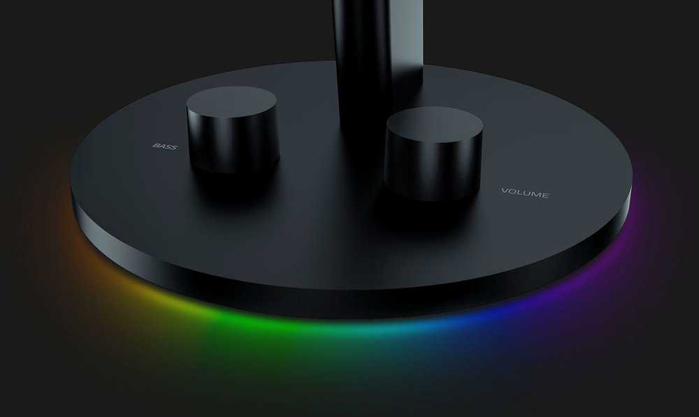 Kolonėlės Razer Nommo Chroma (Juodos) su apšvietimu