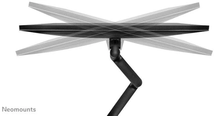 Laikiklis NEOMOUNTS SCREEN DESK MOUNT, Juodas (CLAMP+GROMMET)