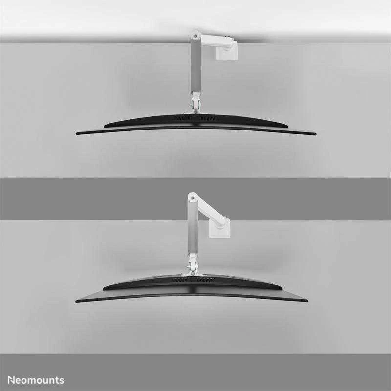 Laikiklis NEOMOUNTS PAGAL NEWSTAR STALO MOUNT 1 ULTRA PLAČIAUS LENKAS EKRANOS (TOPFIX CLAMP & GROMMET)