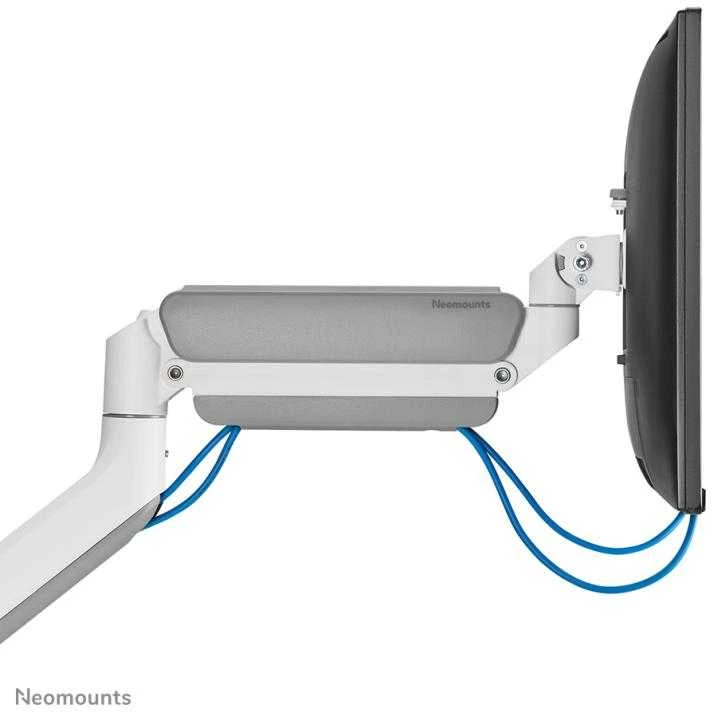 Laikiklis NEOMOUNTS PAGAL NEWSTAR STALO MOUNT 1 ULTRA PLAČIAUS LENKAS EKRANOS (TOPFIX CLAMP & GROMMET)