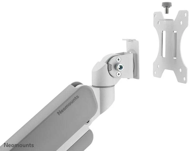 Laikiklis NEOMOUNTS PAGAL NEWSTAR STALO MOUNT 1 ULTRA PLAČIAUS LENKAS EKRANOS (TOPFIX CLAMP & GROMMET)