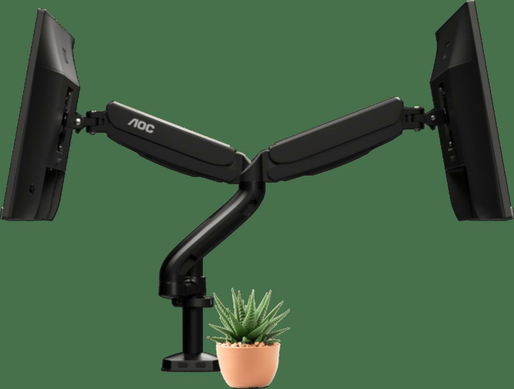 Laikiklis AOC AS110D0 Monitorius Mount, Juodas