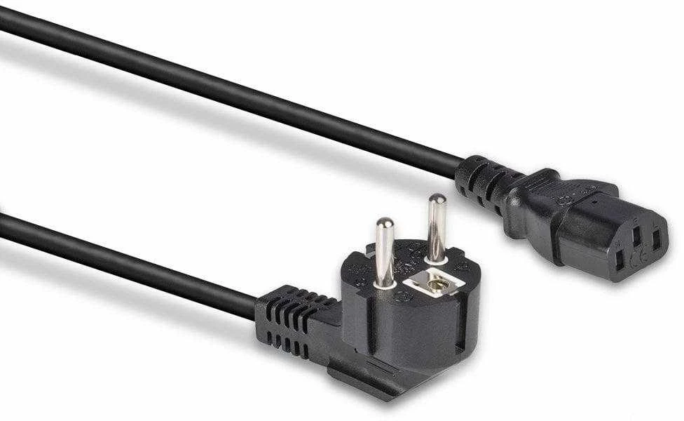 Maitinimo Laidas - LINDY Schuko Kištukas į C13, 3m, 10A/250V, PVC, Varis, Juodas