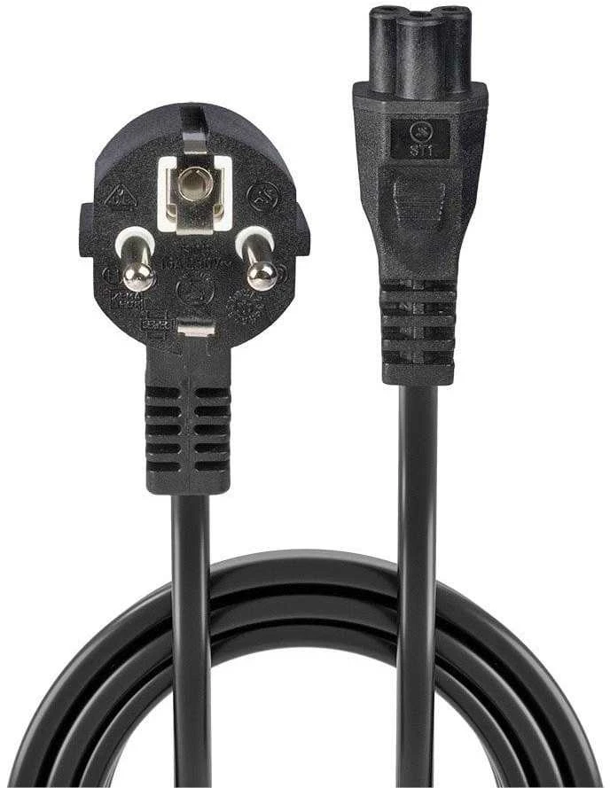 Maitinimo Laidas - LINDY Schuko į C5, 2.5A/250V, 2 m, Juodas