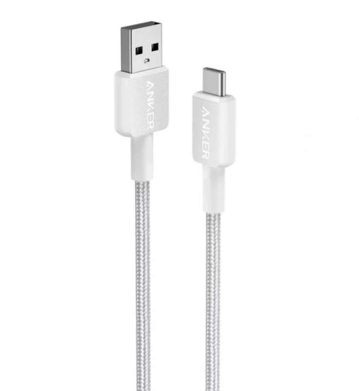 Anker | 322 nailono kabelis, Baltas | A81H5G21 | USB-A į USB-C