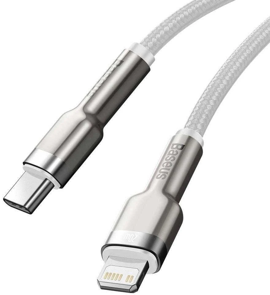 Baseus Cafule USB-C į Lightning kabelis PD 20W 1m - Baltas