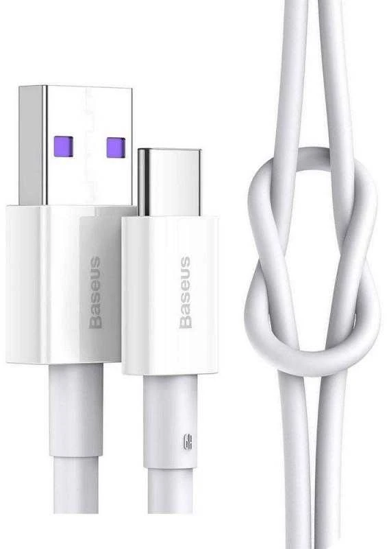 Baseus Superior serijos kabelis USB-C 66W 2m - Baltas