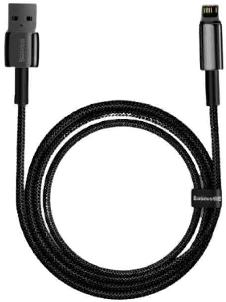 Baseus Tungsten Gold kabelis USB į Lightning 2.4A 2m - Juodas