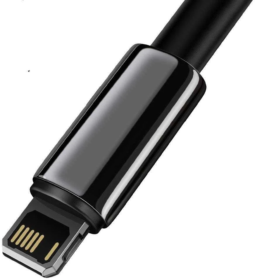 Baseus Tungsten Gold kabelis USB į Lightning 2.4A 2m - Juodas