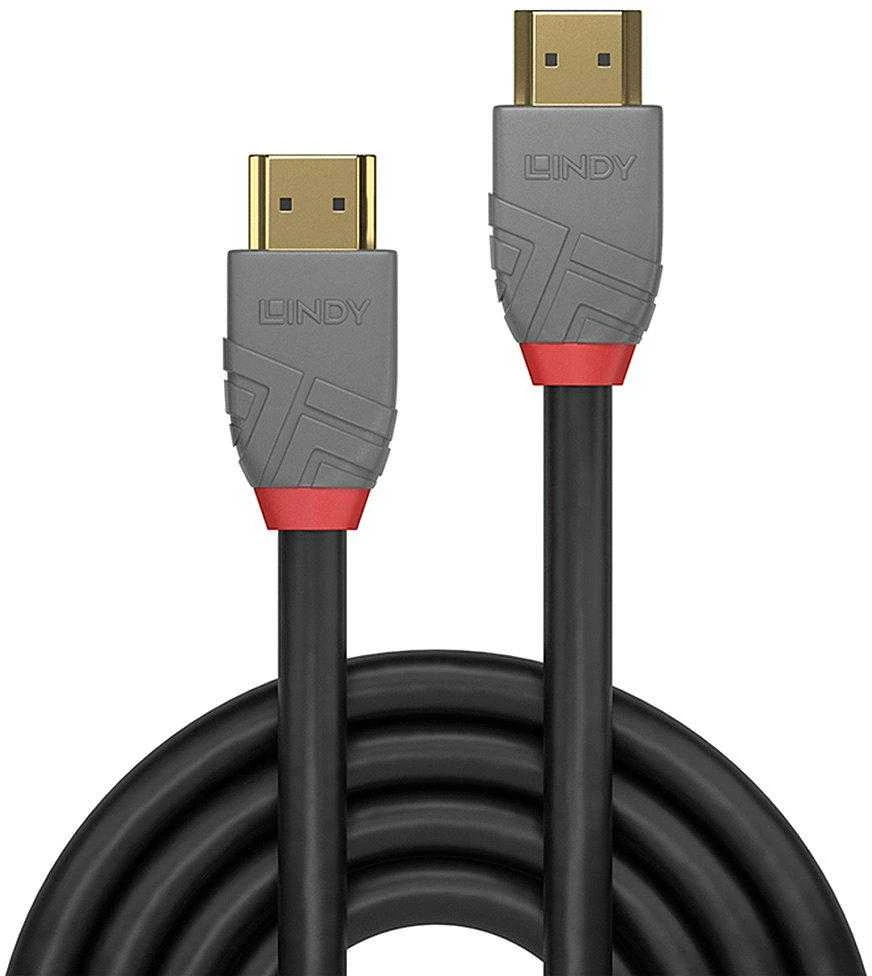 HDMI Laidas - LINDY Anthra Line HDMI Laidas M/M, Standartinis, 7.5 m, Juodas
