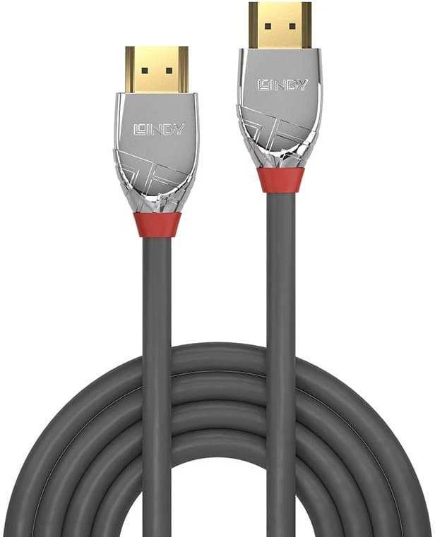 HDMI Laidas - LINDY Cromo Line HDMI Laidas M/M, Didelės Spartos, 3 m, Pilkas