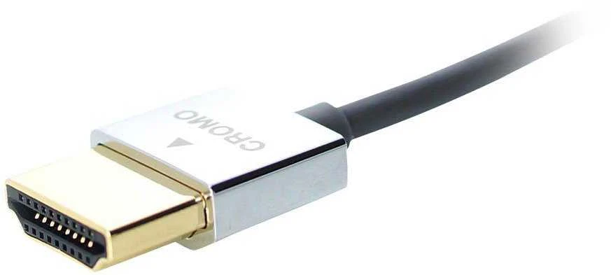 HDMI Laidas - LINDY Cromo Slim HDMI Laidas, Didelės Spartos, M/M, 2 m, Juodas