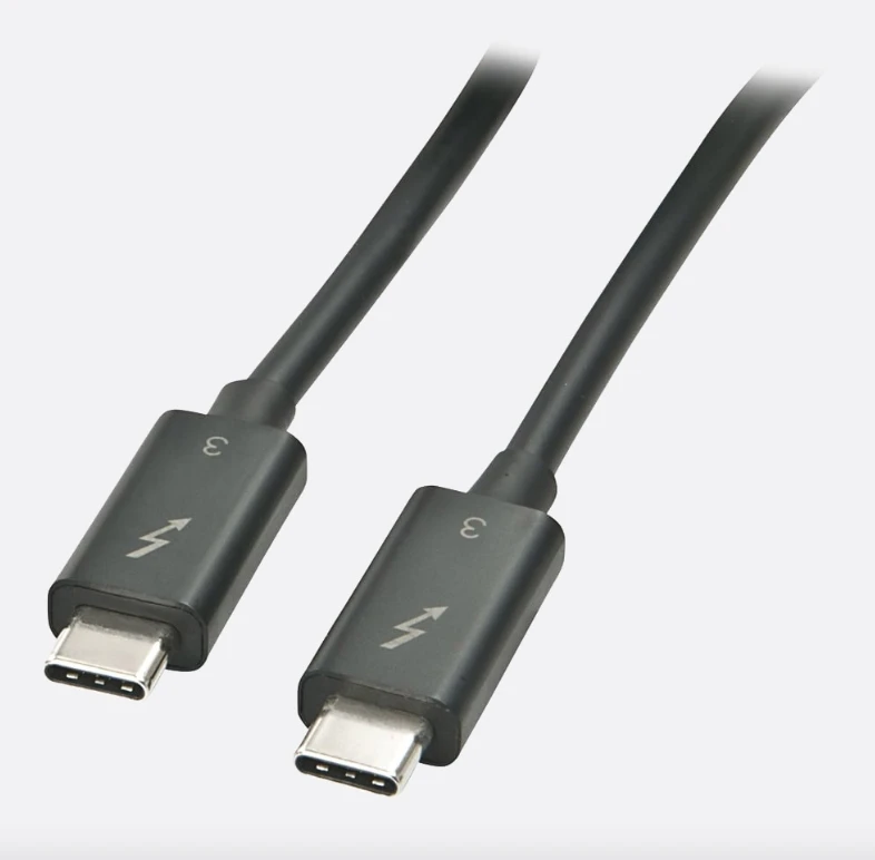 Thunderbolt Laidas - LINDY Thunderbolt 3 Laidas, 40Gbps, 100W PD, 2 m, Juodas