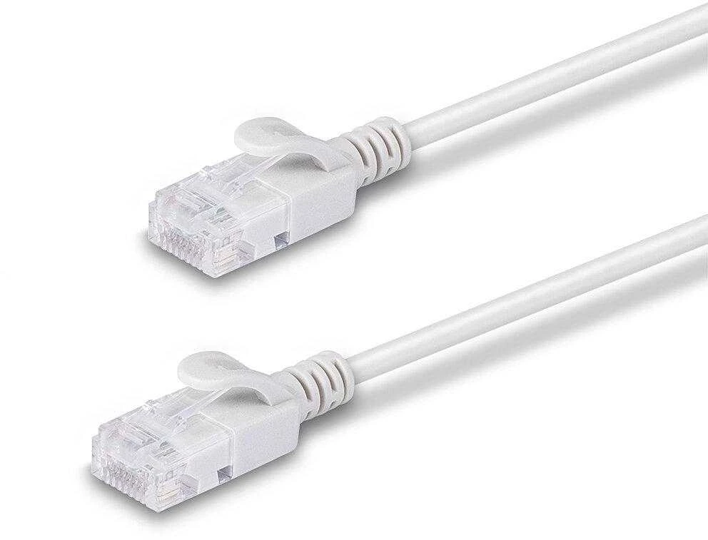 Tinklo Kabelis - LINDY Cat.6A U/UTP LSZH Ultra Slim Tinklo Kabelis, RJ45, M/M, 500MHz, 28AWG, 2 m, Pilkas