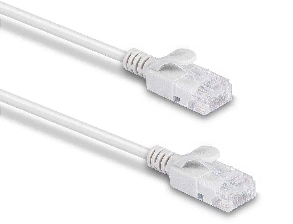 Tinklo Kabelis - LINDY Cat.6A U/UTP LSZH Ultra Slim Tinklo Kabelis, RJ45, M/M, 500MHz, 28AWG, 2 m, Pilkas