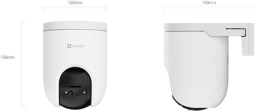 IP Vaizdo Kamera - EZVIZ H8c Pro 3K Dome 2880x1620 Lauko Naktinis Matymas