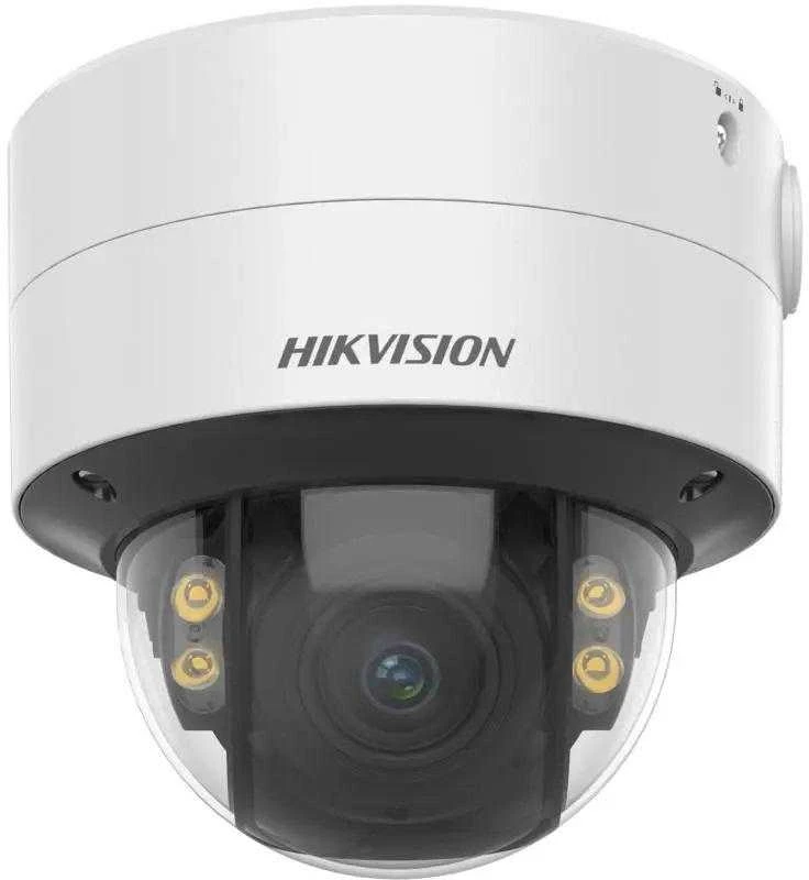 Hikvision kupolas DS-2CD2747G2-LZS F3.6-9 (balta, 4 MP, 40 m. LED, ColorVu)