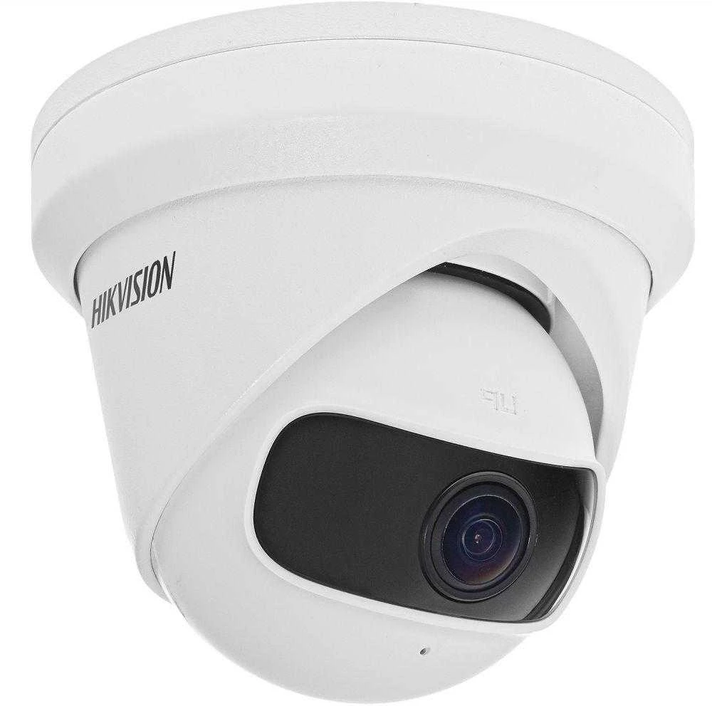 Hikvision IP kamera DS-2CD2345G0P-I F1.68 Dome, 4 MP, 1.68mm/F2.0, Maitinimas per Ethernet (PoE), H.264+, H.265+, Micro SD, maks. 256 GB