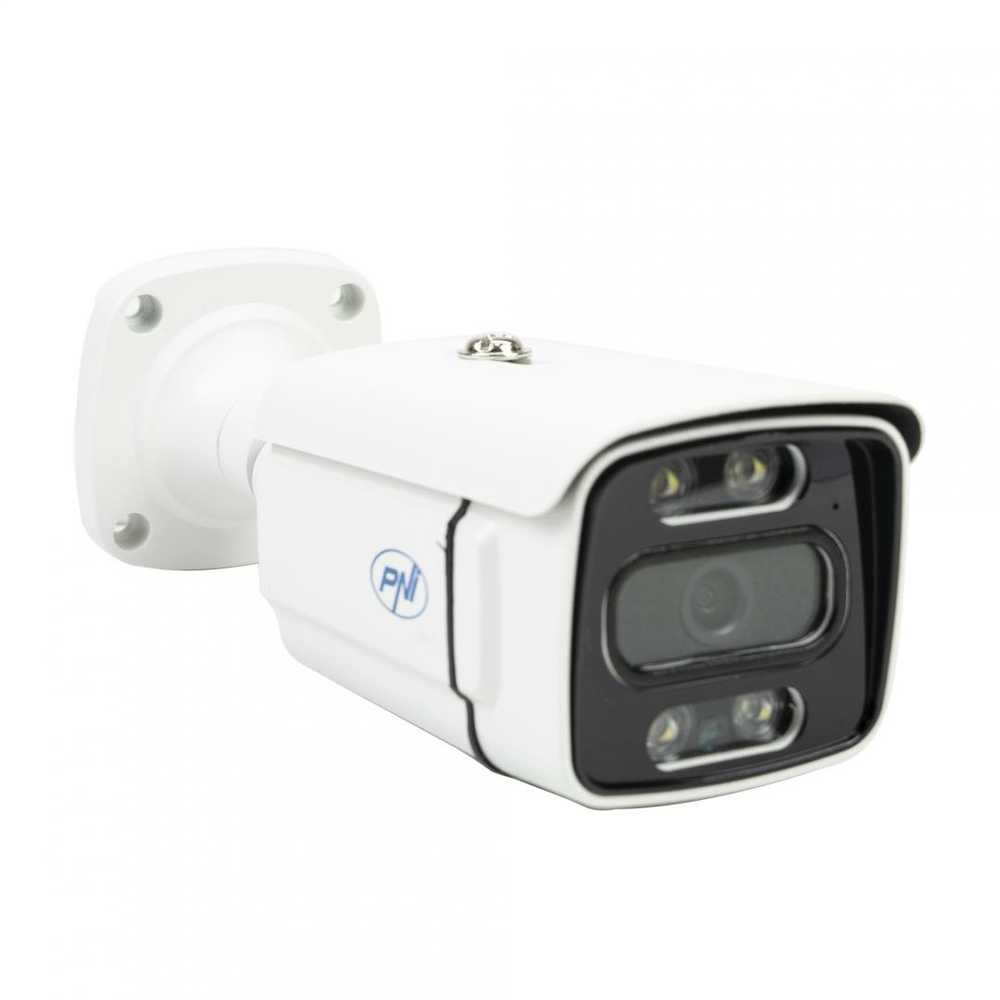 PNI IP3POE vaizdo stebėjimo kamera su IP, 3MP, lauko IP66, integruotas mikrofonas, suderinama su POE stebėjimo sistema PNI House IPMAX POE 3 ir PNI House IPMAX POE 3LR