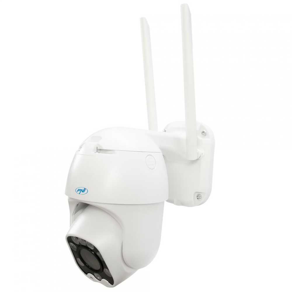 PNI IP60 tiesioginio vaizdo PTZ stebėjimo kamera su saulės baterija, 2MP, GSM 4G, SIM lizdas, skirta naudoti lauke ir viduje