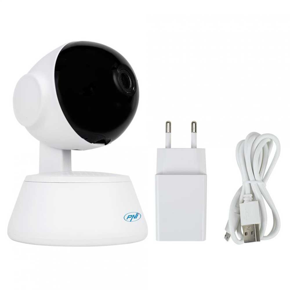 PNI IP720LR 1080P 2 MP vaizdo stebėjimo kamera su IP P2P PTZ belaidžiu ryšiu, Micro SD kortelės lizdu