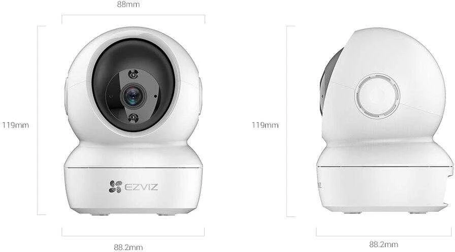 EZVIZ | IP kamera | CS-H6c | PTZ | 2 MP | 4 mm | Maitinimas per Ethernet (PoE) | IP20 | H.264 | „Micro SD“, maks. 256 GB