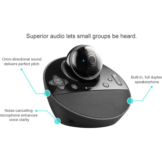 LOGITECH BCC950 konferencijų kamera HD-Video 1080p, skirta MS Lync / Skype