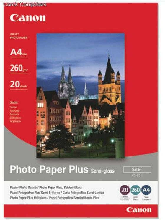 Canon SG-201 - 20x25 cm fotopopierius plius, 20 lapų fotopopierius