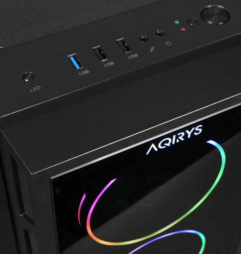 Obudowa AQIRYS ANTARES ARGB Juodas (AQI-GA-OK-1)