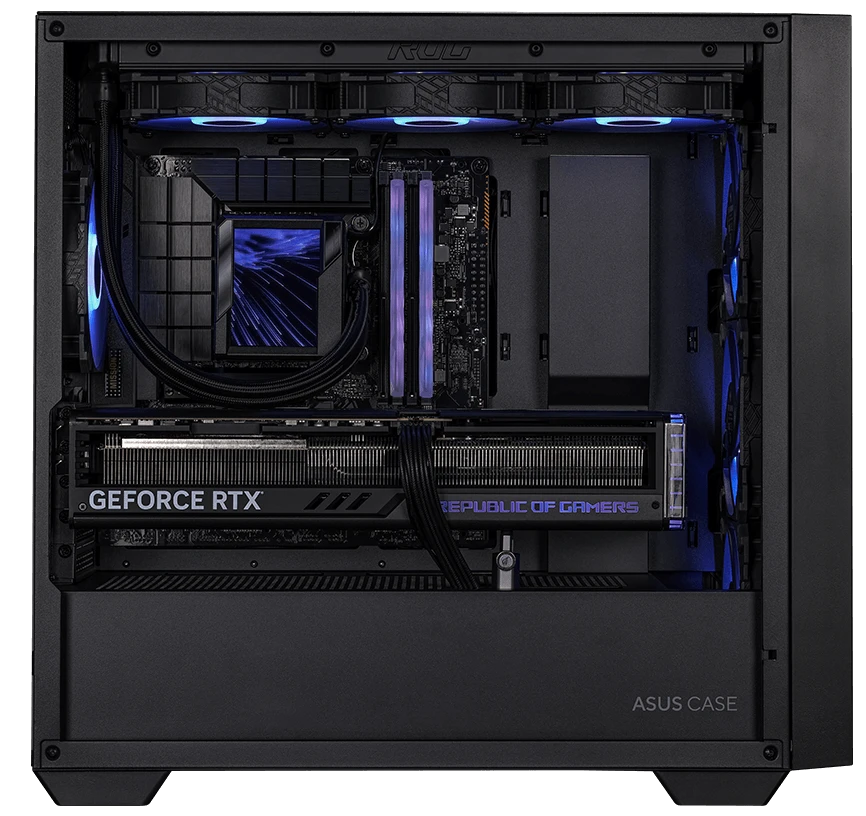 ASUS A21 PLUS TG ARGB Juodas mATX Case