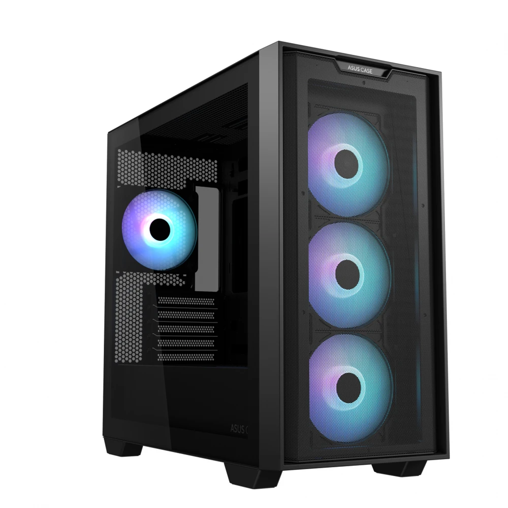 ASUS A21 PLUS TG ARGB Juodas mATX Case
