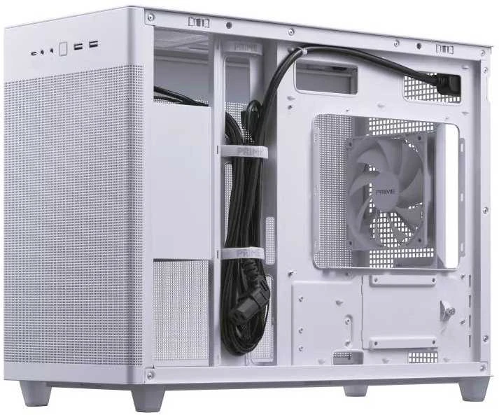 ASUS AP201 PRIME mATX CASE MESH TG Baltas