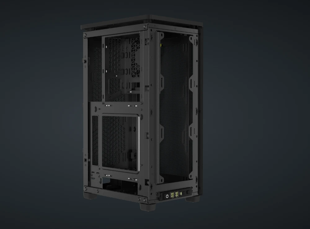 Corsair | AIRFLOW PC Case | 2000D | Mini-ITX | Juodas