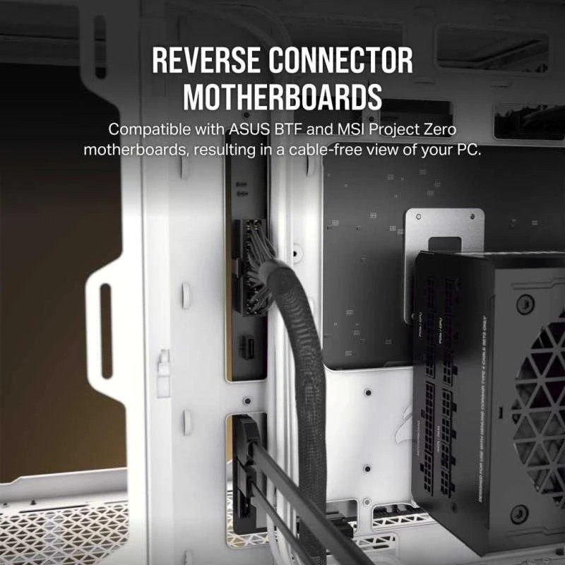 „Corsair“ dviejų kamerų kompiuterio korpusas | 2500D AIRFLOW | Juodas | Vidutinio dydžio bokštas | Micro-ATX