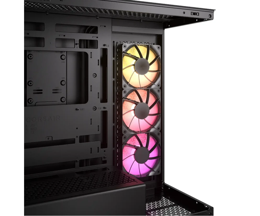 „Corsair“ kompiuterio korpusas | 3500X ARGB | Juodas | Mid-Tower | ATX