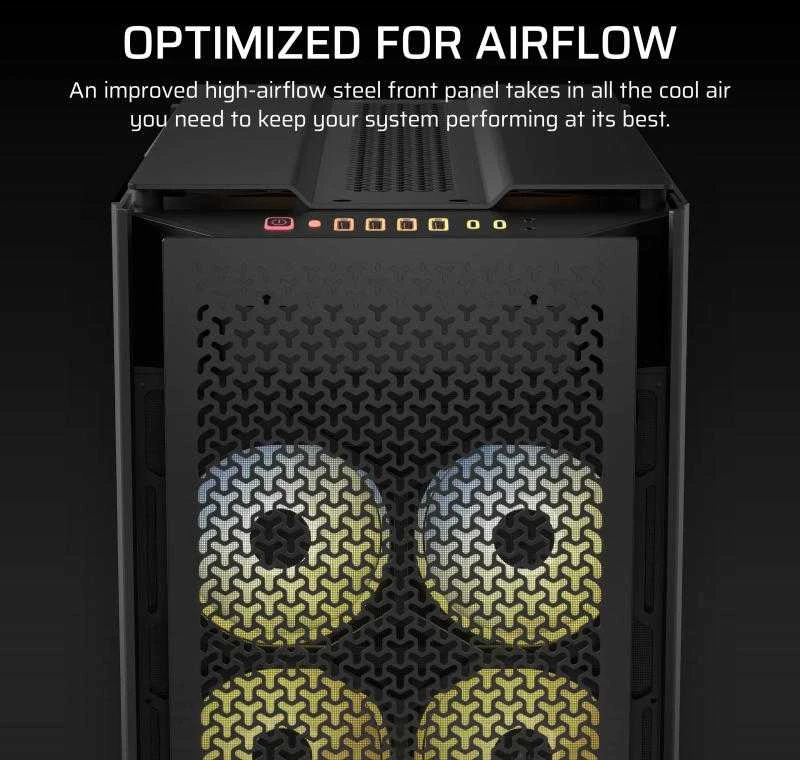 Corsair 9000D RGB AIRFLOW Full Tower Juodas