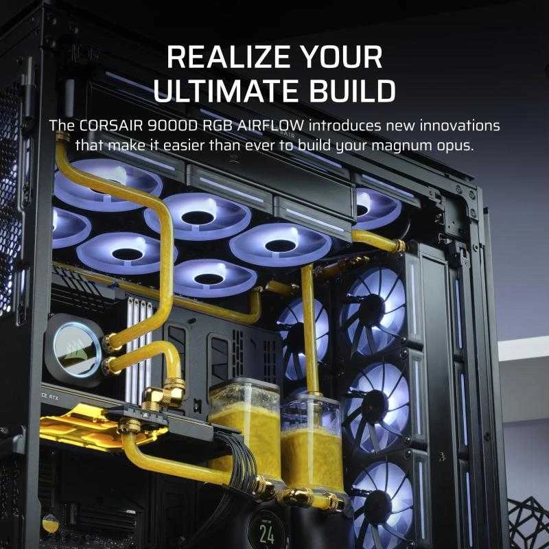 Corsair 9000D RGB AIRFLOW Full Tower Juodas