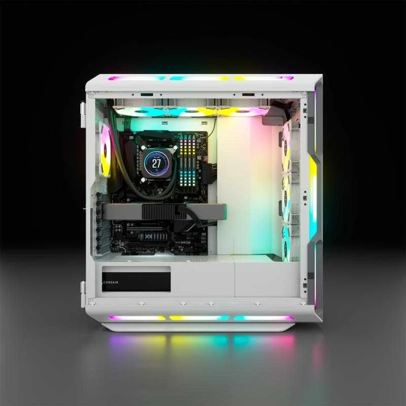 Corsair iCUE 5000T RGB grūdintas stiklas Baltas CC-9011231-WW