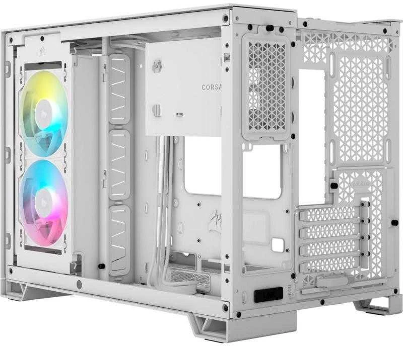 CRI Corsair 2500X RGB „Micro Tower“ Balta