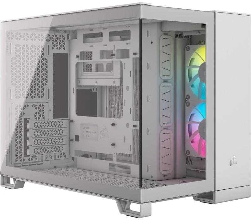 CRI Corsair 2500X RGB „Micro Tower“ Balta