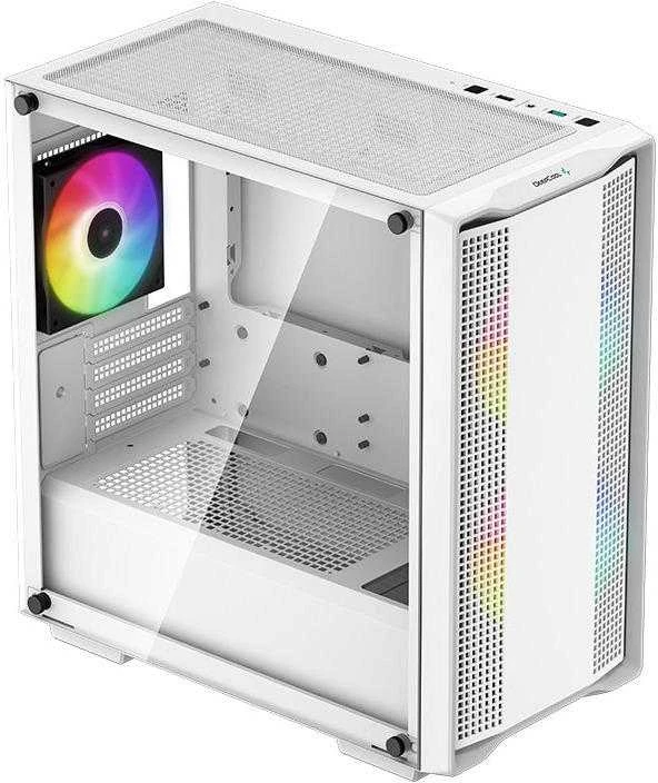 „Deepcool“ | ARGB „Micro-ATX“ korpusas | CC360 | Baltas | Mini-ITX / Micro-ATX | ATX PS2 (didžiausias ilgis: 160 mm)