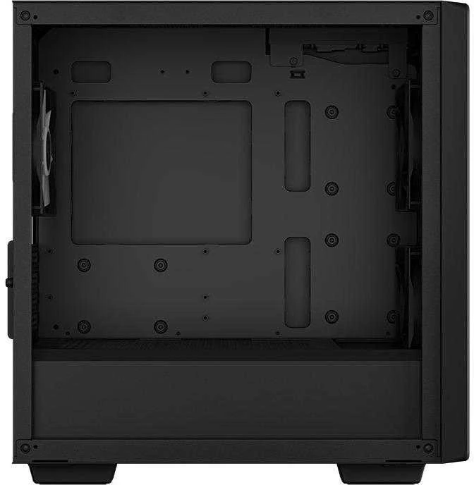 Korpusas Deepcool Micro-ATX CASE CC360 Juodas, Mini-ITX / Micro-ATX, 4, 1x USB3.0, 1x USB2.0, 1x Audio, ABS+SPCC+Tempered Glass, 1×120mm