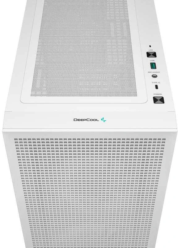 DEEPCOOL CASE MINITOWER MATX W/O PSU/CH360 WH