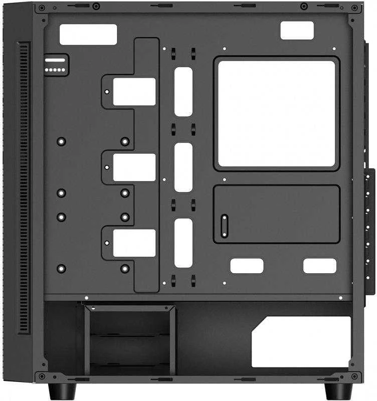 Deepcool MATREXX 55 MESH Šoninis langas, Juodas, E-ATX, Maitinimo blokas Nr.