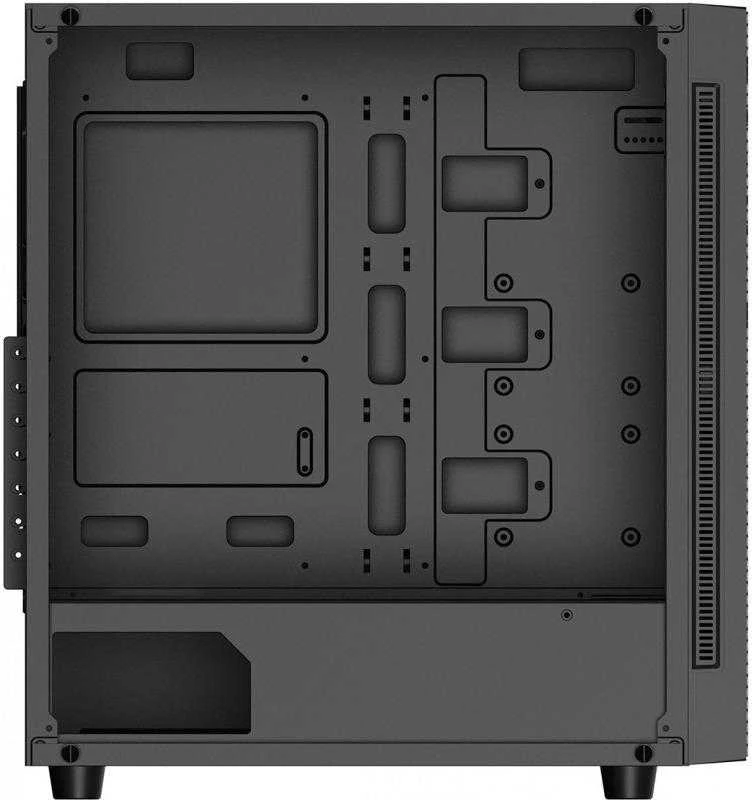 Deepcool MATREXX 55 MESH Šoninis langas, Juodas, E-ATX, Maitinimo blokas Nr.