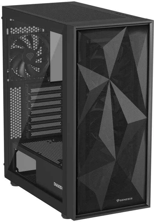 NATEC Genesis PC Case Diaxid 605F juodas