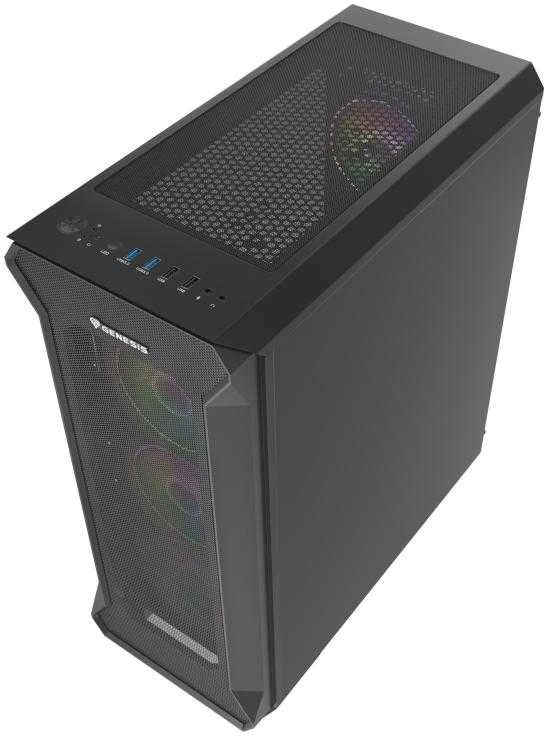 Genesis | PC Case | IRID 505 ARGB | Juodas | Midi-Tower